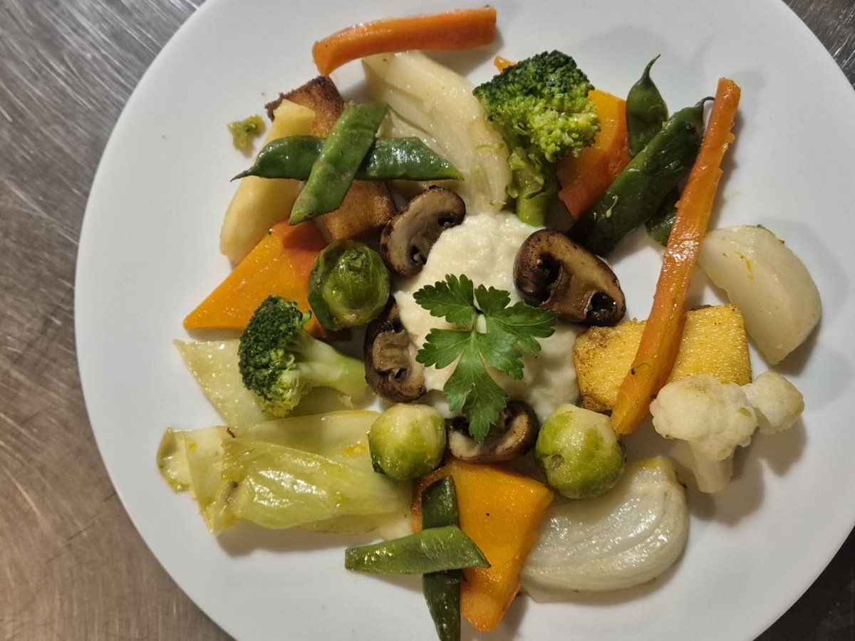 Assiette de légumes